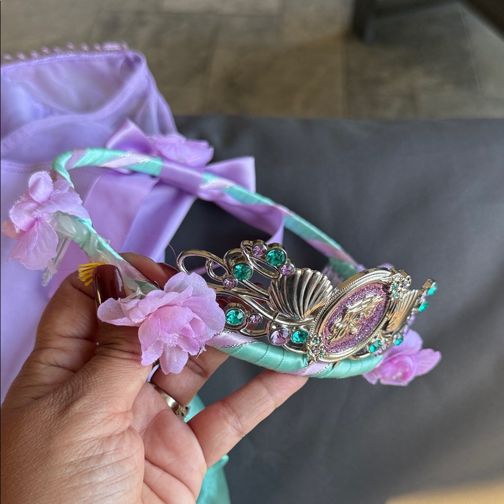 Disney’s Ariel Mermaid Princess Kids Costume - Size 5/6 - Picture 10 of 11